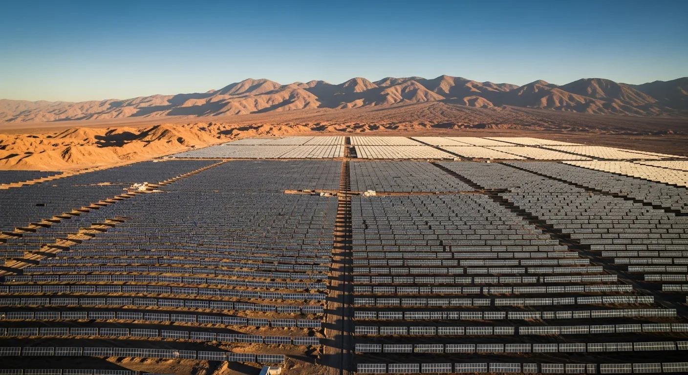 Atacama Desert solar energy project in Chile