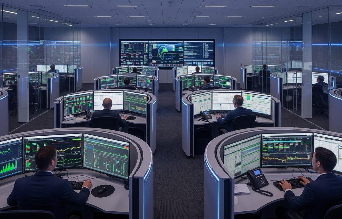 European energy market analytics and trading dashboard