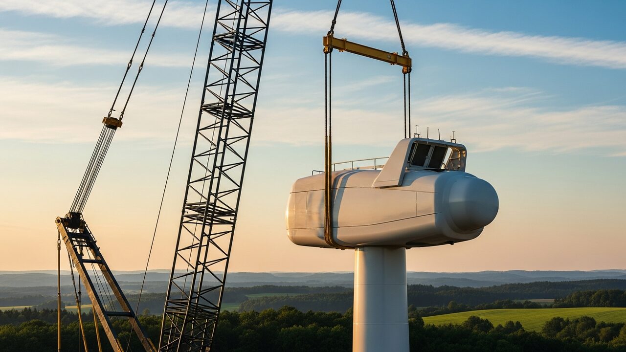 Modern next-generation wind turbine nacelle